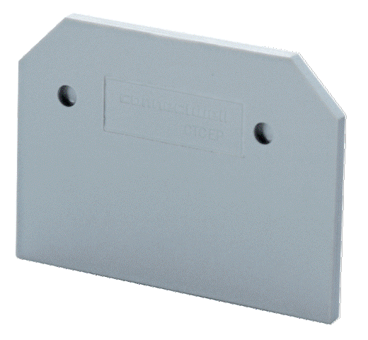 Connectwell EP6/10U - END PLATE FOR CTS6U/10U GREY (Pack Of 50 Qty)