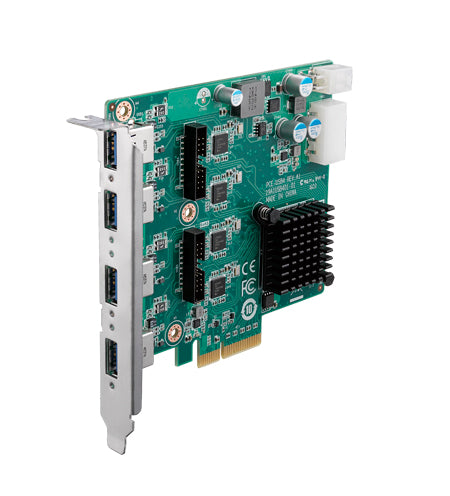 part number PCE-USB4-00A1E CONTACT ADVANTECH FOR PRICING -- 4 USB3.0 Ports expansion card(PCIex4) image