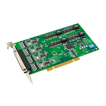 part number PCI-1610B-DE 4-port RS-232 PCI Communication Card with Surge image