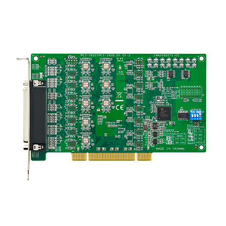 part number PCI-1620A-DE 8-port RS-232 PCI Communication Card image