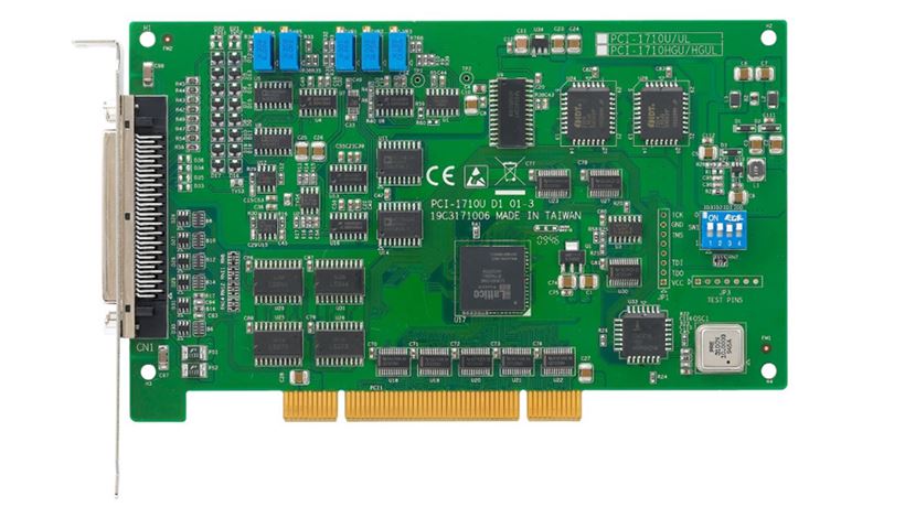 part number PCI-1710U-DE 100 kS/s, 12-bit, 16-ch Universal Multifunction PCI Card image