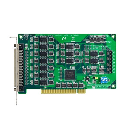 part number PCI-1753-CE 96-ch Digital I/O PCI Card image