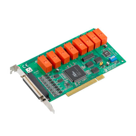 part number PCI-1761-BE 8-ch Relay and 8-ch Isolated Digital Input PCI Card image