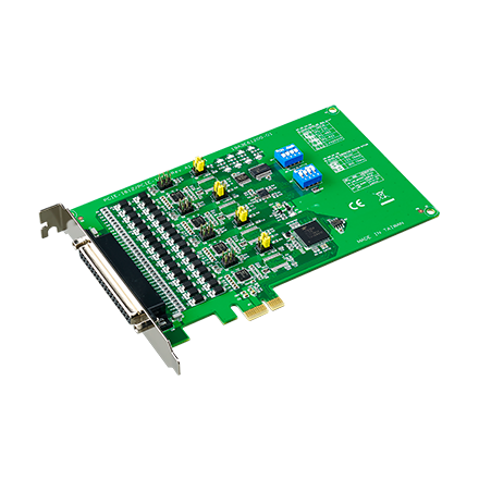 part number PCIE-1612C-AE 4-port RS-232/422/485 PCIE Communication Card with Isolation image