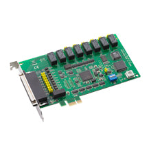 part number PCIE-1760-B 8-ch Relay & 8-ch IDI Universal PCIE Card image