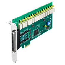 part number PCIE-1762H-AE 16-ch Relay and 16-ch Isolated Digital Input PCIe Card image