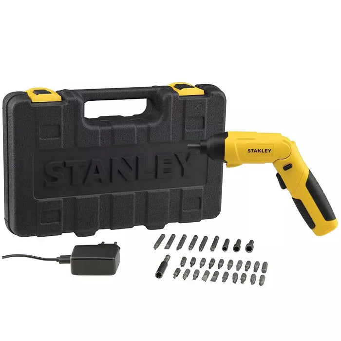 Stanley 4 V 6.35 mm 4.5 Nm Li-ion Cordless Screwdriver with integrated LED, SCS4K-B1