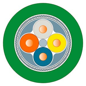 Siemens 6XV1840-2AH10 IE FC TP Standard Cable GP2x2 by meter