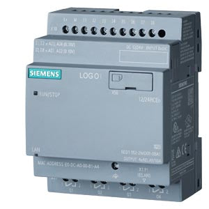 Siemens 6ED1052-2MD08-0BA1 12/24RCEO, 8DI(4AI)/4DO,400 Blocks