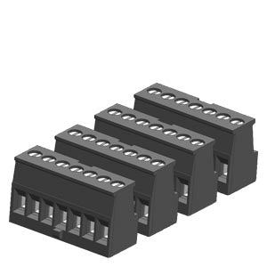 Siemens 6ES7292-1AG40-0XA2 Connector keyed, 7 pins, Tin (4/Pk)