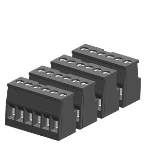 Siemens 6ES7292-1BF30-0XB0 Terminal block, 6 Terminal, gold (4/PK)