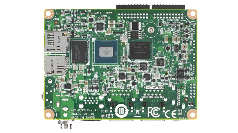 part number RSB-3720WQ-ACA2E A2 2.5" UIO SBC NXP i.MX8M Plus Quad, 6GB, -40~8 image