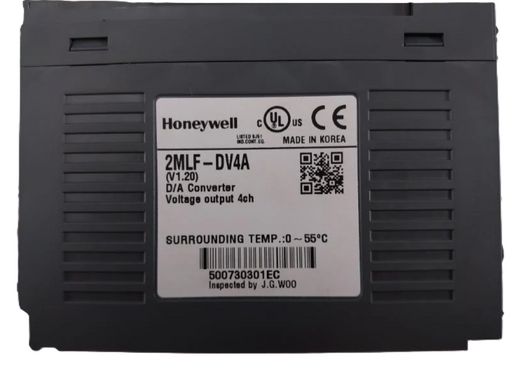 Label view of Honeywell 2MLF-DV4A voltage output module