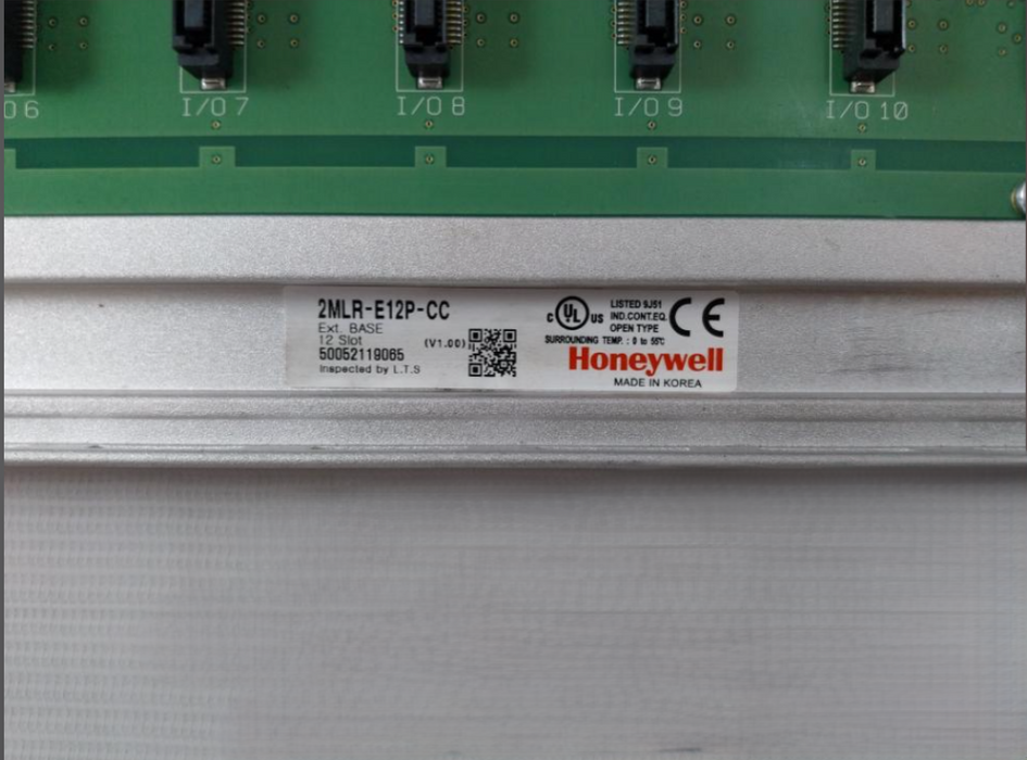 Honeywell 2MLR-E12P-CC 12-slot expansion base module front view