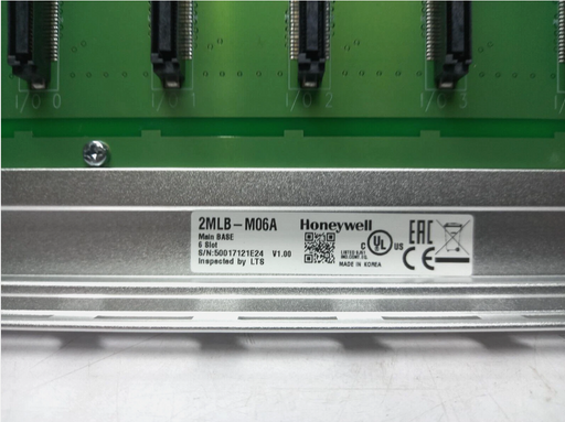 6-slot Honeywell CPU and I/O rack base for MasterLogic PLC