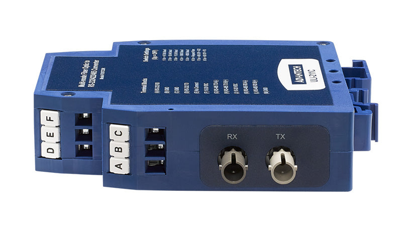 part number BB-FOSTCDR ULI-211C Serial Converter, RS-232 TB to MM Fiber ST, Ind. DIN image