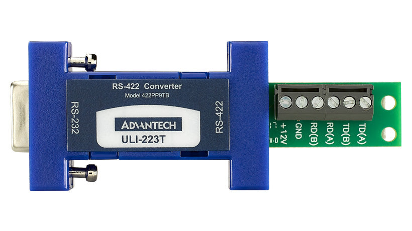 part number BB-422PP9TB ULI-223T - RS-232 (DB9 Female) to RS-422 (Terminal Block) Converter, Port Powered image
