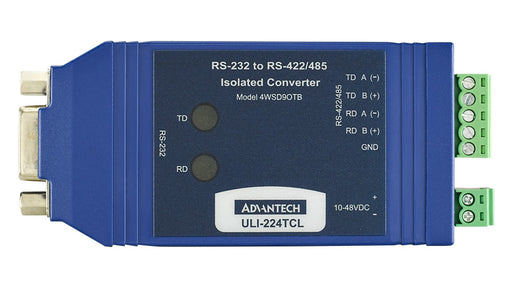 part number BB-4WSD9OTB ULI-224TCL - RS-232 (DB9 F) to Iso. RS-422/485 (TB) Converter, Isolated image