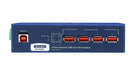 part number BB-UHR304 ULI-414CI - Industrial USB 2.0 Hub, 4 Port, Industrial, Isolated, High Retention Connectors image