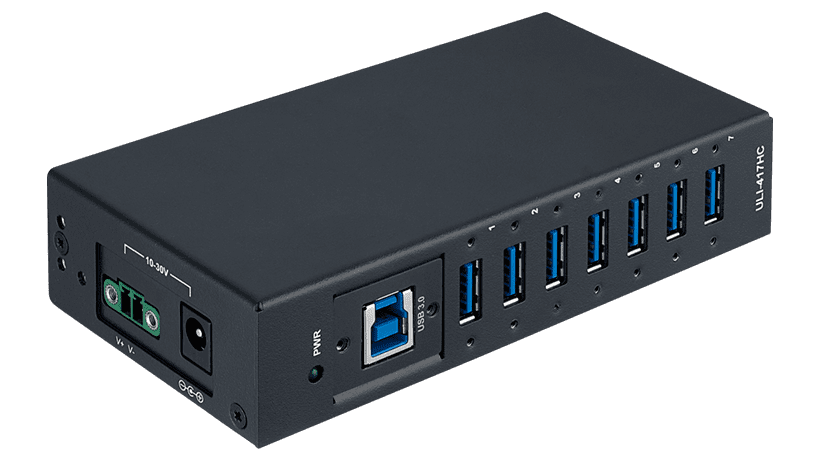 part number ULI-417HC-A 7-port Industrial Isolated USB 3.2 Gen 1 Hub image