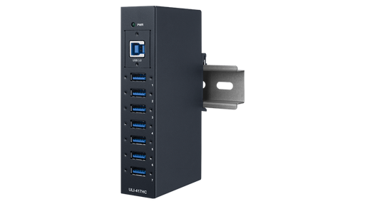 part number ULI-417HC-A 7-port Industrial Isolated USB 3.2 Gen 1 Hub image