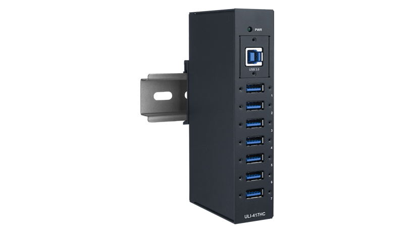 part number ULI-417HC-A 7-port Industrial Isolated USB 3.2 Gen 1 Hub image