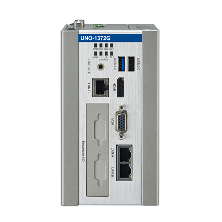 part number UNO-1372G-E3AE Small Size DIN-rail IPC with Intel® Atom™ E3845 image
