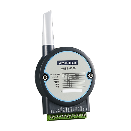 part number WISE-4050-B 4-ch DI and 4-ch DO IoT Wireless I/O Module image