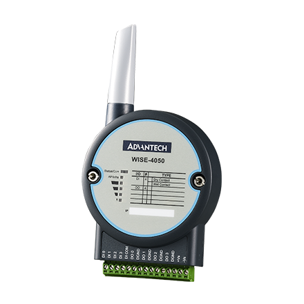 part number WISE-4050-B 4-ch DI and 4-ch DO IoT Wireless I/O Module image