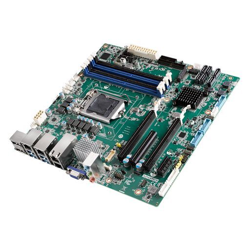 part number AIMB-587QG2-00A1E LGA1200 mATX 2DP/6SATA/6COM/12USB/2GbE/Q470E image