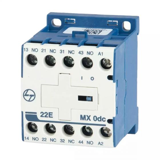 L&T CS94036 Accessories : 1NO + 3NC Add-on Auxiliary Contact Block Front Mounting for MX0 Aux. Contactors