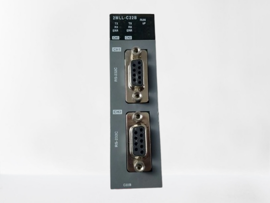 Honeywell 2MLL‑C22B‑CC RS‑232C dual‑channel serial module front view