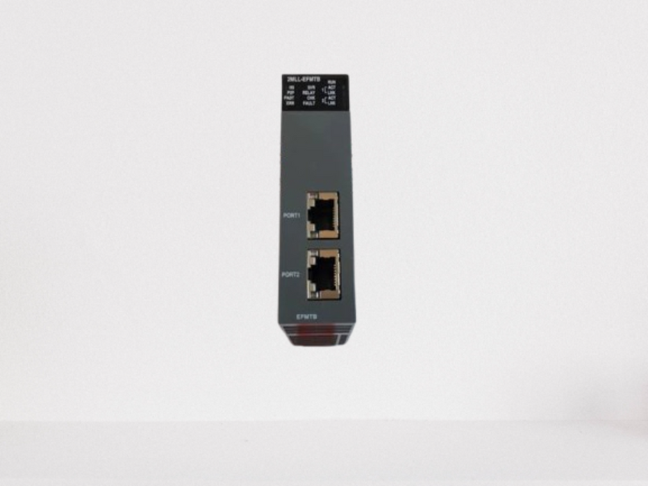 Main view of 2MLL‑EFMF highlighting LED indicators and module profile