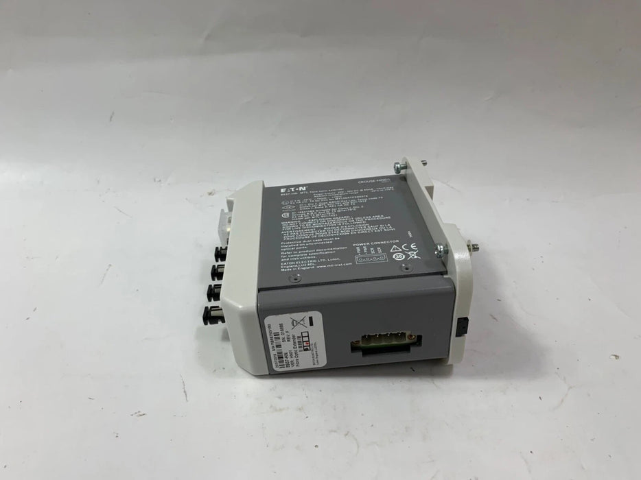 Honeywell Series 8 I/O fiber-optic extender module installed in IOTA chassis