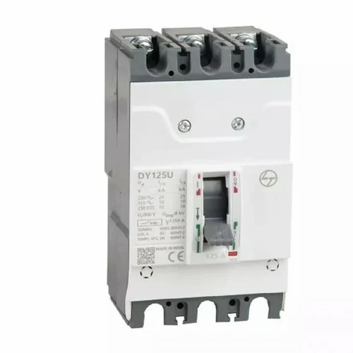 L&T EM90983OOKO� 100A 3Pole 10KA MCCB (Spreader Terminals included) TM Release, Type: DY125U, 250V DC