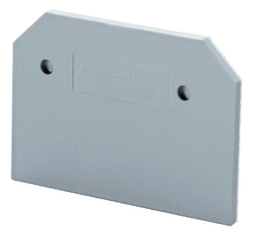 Connectwell Epas4 - End Plt Fr As4 Gry - Epas4 (Pack Of 50 Qty)