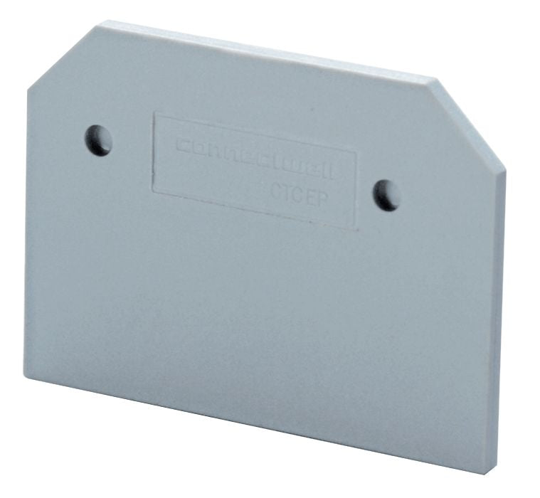 Connectwell Epcbs3U - End Plate For Cbs & Csb Series Tb - Epcbs3U (Pack Of 50 Qty)