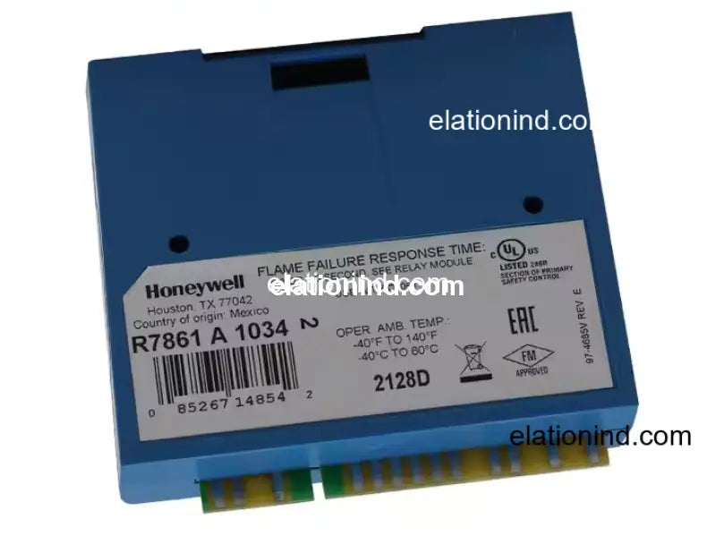 Honeywell R7861A1034/U Dynamic Self-Check UV Flame Amplifier – Reliable Flame Detection for Industrial Burners