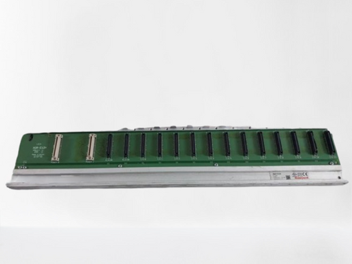 Side view of 2MLR‑E12H showing module slots and backplane interfaces