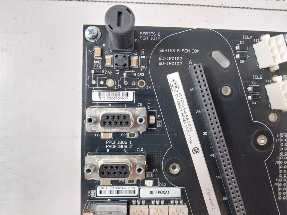 Honeywell 8C-TPOXA1 module facilitating communication between Experion C300 controllers and PROFIBUS DP networks