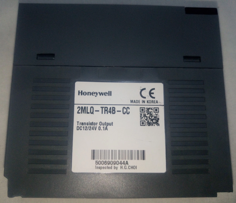 Side view of 2MLQ‑TR4B‑CC showing conformal coating and connectors