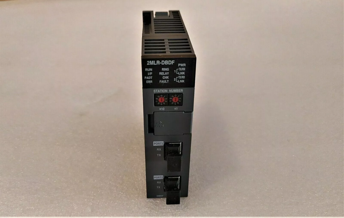 Honeywell 2MLR-DBDF front view with LC fiber connectors