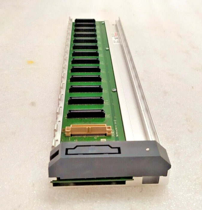 Side view showing module slots for I/O cards on 2MLB‑M12A