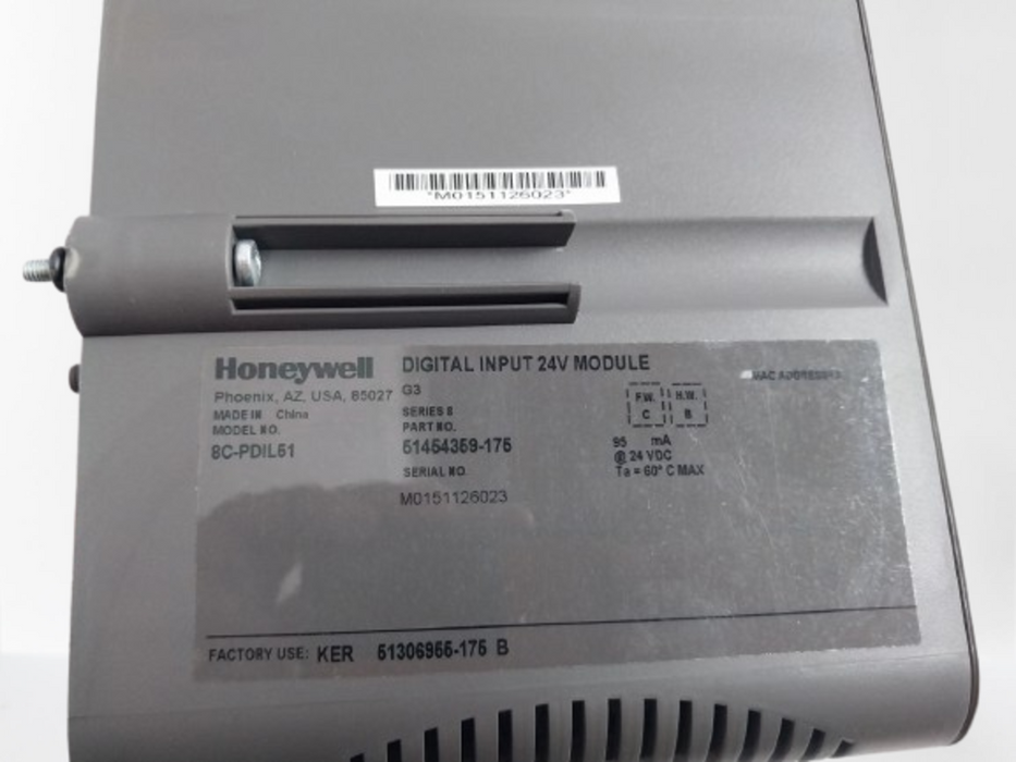 Honeywell 8C-PDIL51 32-Channel Digital Input Module back view