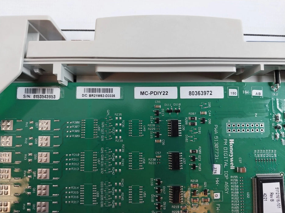 Front view of Honeywell MC-PDIY22 Digital Input Processor