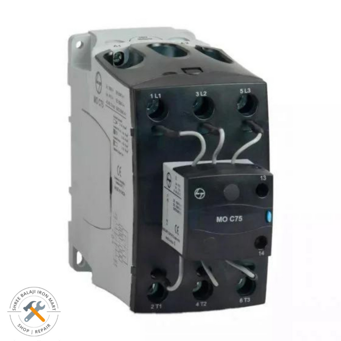 L&T CS94597 Accessories : 1NO + 3NC Add-on Auxiliary Contact Block Front Mounting for MO0 Aux. Contactors